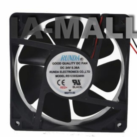 RUNDA RS1238S24HH 24V 0.36A 12CM cooling fan