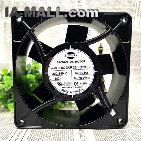 SINWAN S180GAP-22-1 AC200/240V 60W cooling fan