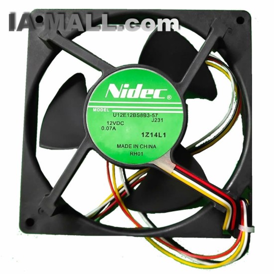 Nidec U12E12BS8B3-57 J231 DC12V 0.07A 12cm for refrigerator cooling fan