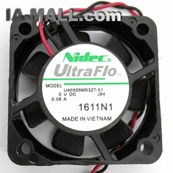 Nidec U40X05MS3Z7-51 U40X05ML27-51 4CM 0.1a 5V 0.08A cooling fan