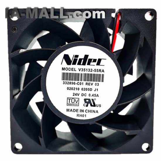 V35132-55RA Nidec 332896-C01 DC24V 0.45A Cooling Fan