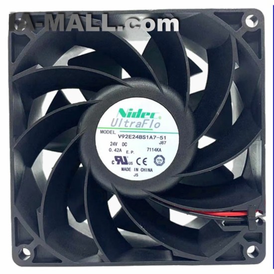 V92E24BS1A7-51 Nidec 24V DC 0.42A cooling fan