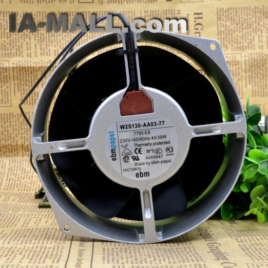 ebmpapst W2S130-AA03-77 AC230V 45W 2-wire Server Cooling  Fan