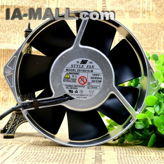 STYLE FAN ZS15D10-M AC 100V 35W metal cooling fan