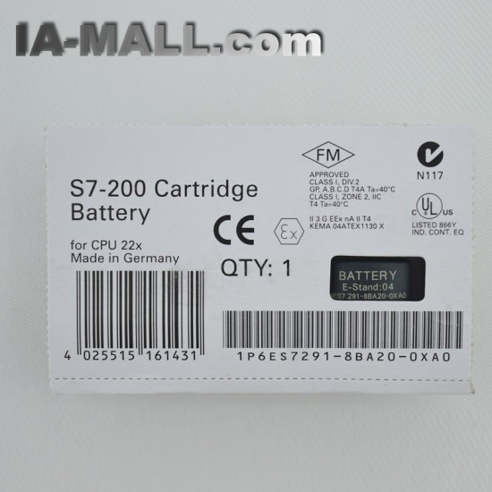 6ES7291-8BA20-0XA0 Battery