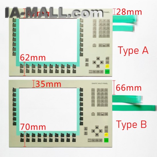 6AV6542-0AD10-0AX0 MP370-12 Membrane Keypad