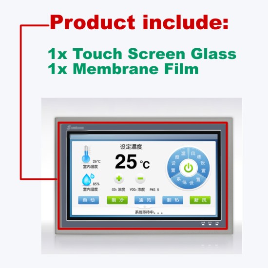 AK-121AWG Touch Screen Glass+Membrane Film